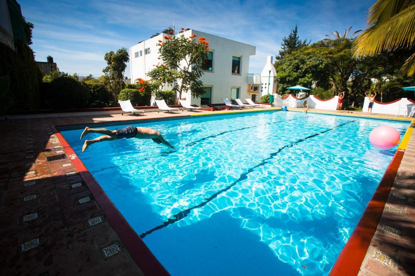 Hotel Los Olivos Spa Oaxaca ภายนอก รูปภาพ